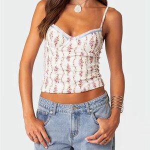 Floral Print Women's Top